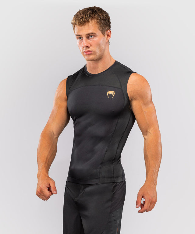 Rashguard Venum G-Fit Revolution Bezrękawowy – Czarny/Miedziany