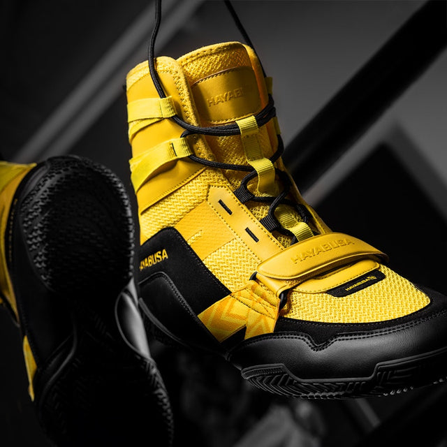 Buty bokserskie Hayabusa Strike – Żółte/Czarne