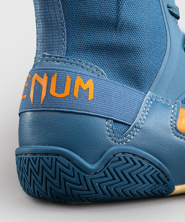 Venum Boksschoenen Elite Neo - Staalblauw/Oranje