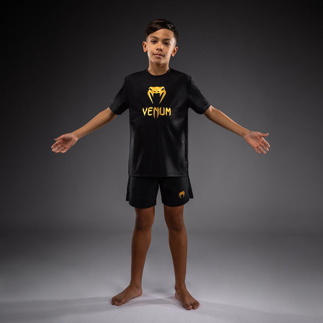 Venum T-Shirt Classic Dry Tech Kinderen - Zwart/Goud