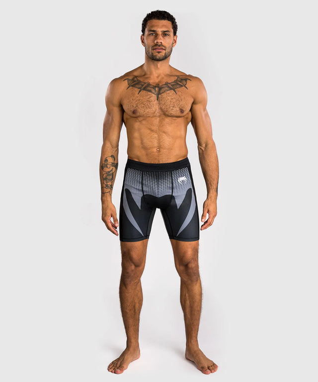 Pantalones de MMA Venum No Gi Vale Tudo – Negro/Plata