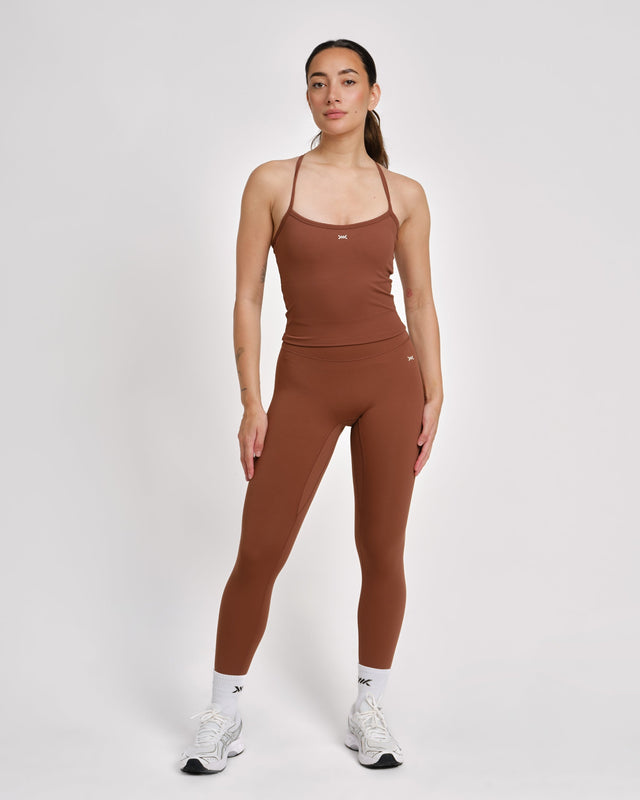Caged Tank Top Aspire – Mocha