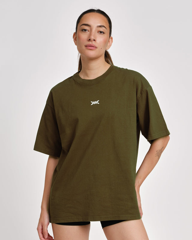 Tricou Caged 'CBU' – Cachi Verde pentru femei