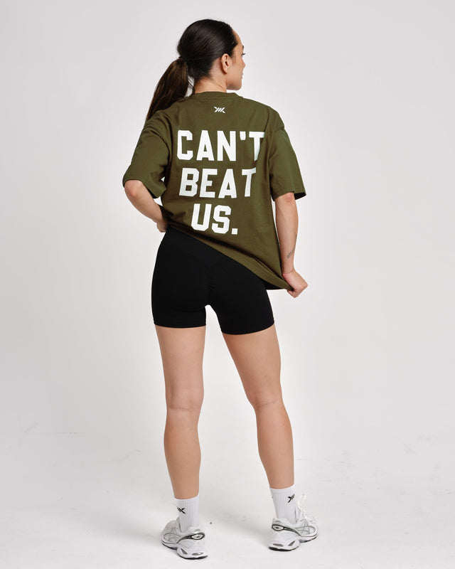 Caged T-Shirt 'CBU' - Khaki Green