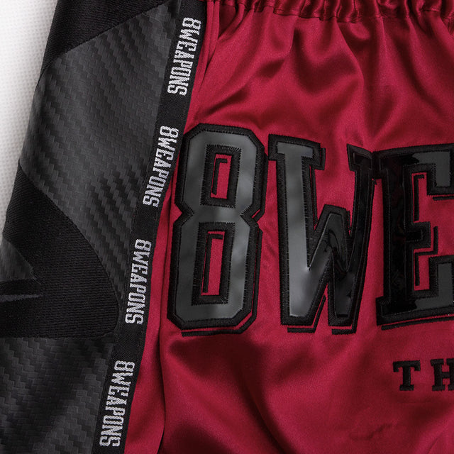 8 WEAPONS Muay Thai Shorts Carbon – Red