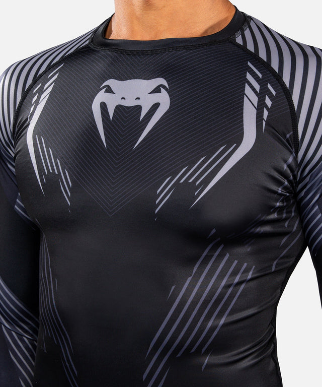 Rashguard Venum No-Gi 6.0 Maniche Lunghe – Nero/Grigio
