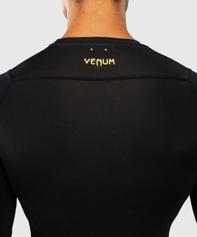 Venum Rashguard G-Core Lange Mouwen - Zwart/Goud