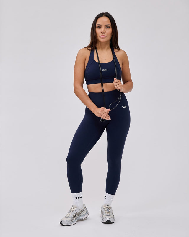 Caged Essential leggings - Navy Blue