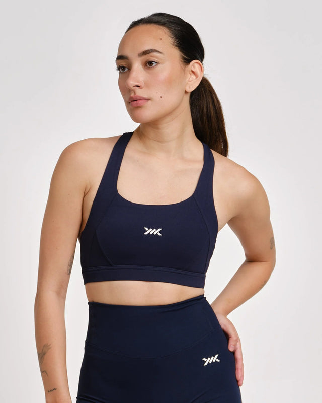 Caged Essential Sport BH - Navy Blauw