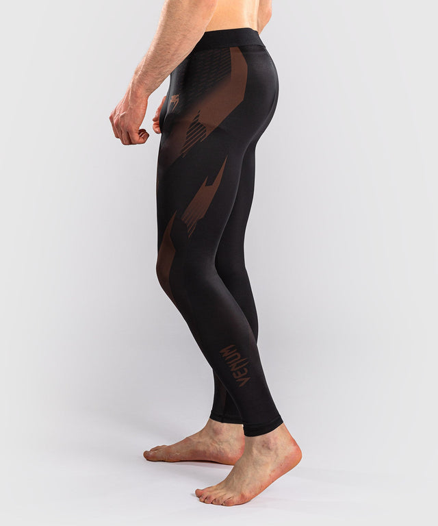 Venum Compression Shorts No-Gi 6.0 – Black/Brown