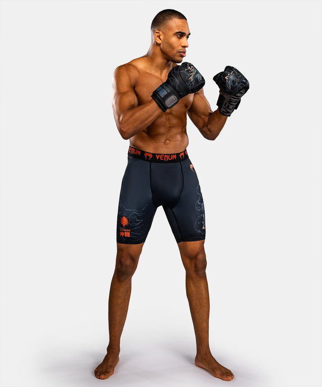 Venum Compression shorts & spats Thunder Dragon – Black/Grey/Copper