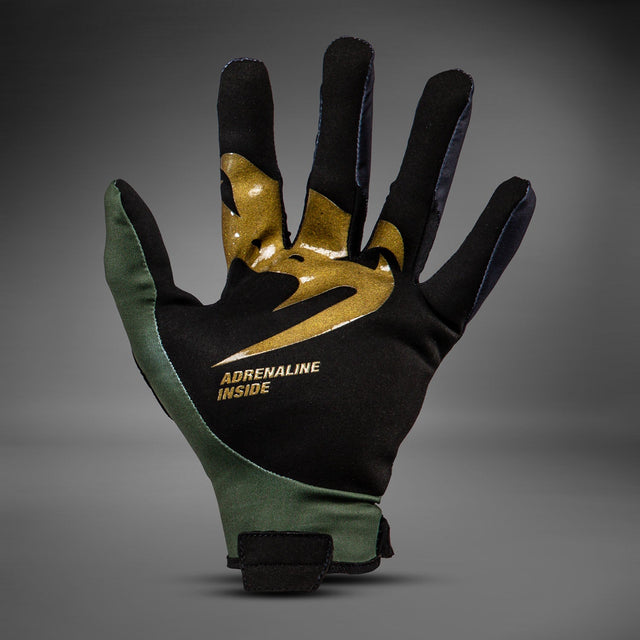 Venum MX Summer Motorhandschoenen - Zwart/Groen/Goud
