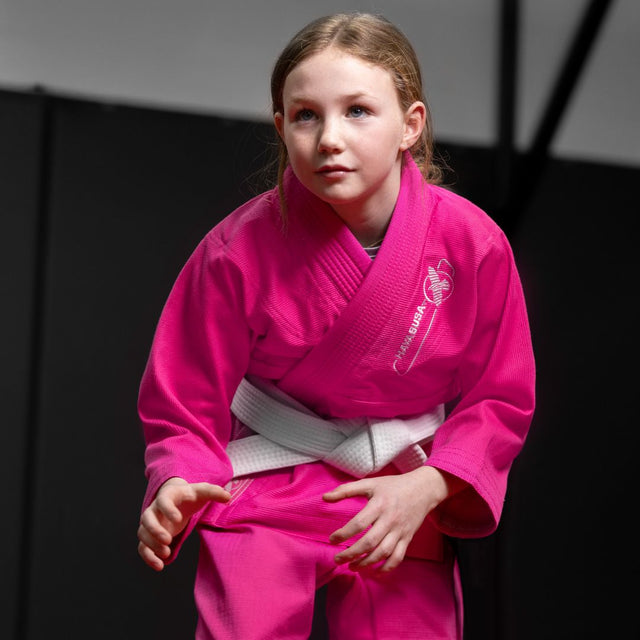 Kimono BJJ Hayabusa Essential Dziecięce – Różowe