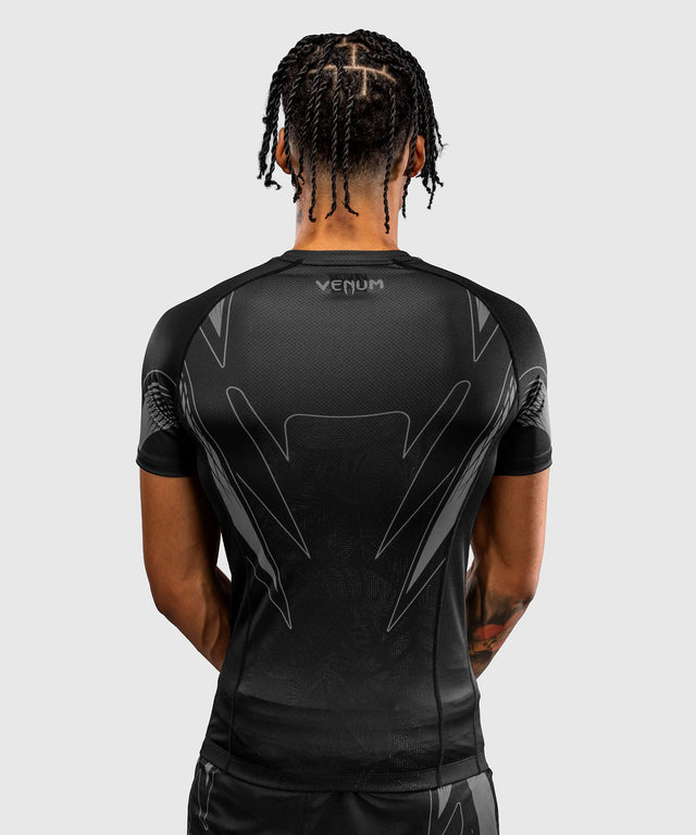 Venum Rashguard Amazonia Reborn Korte Mouwen - Zwart/Grijs