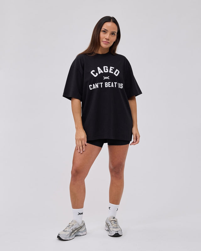 Caged Club T-shirt - Black