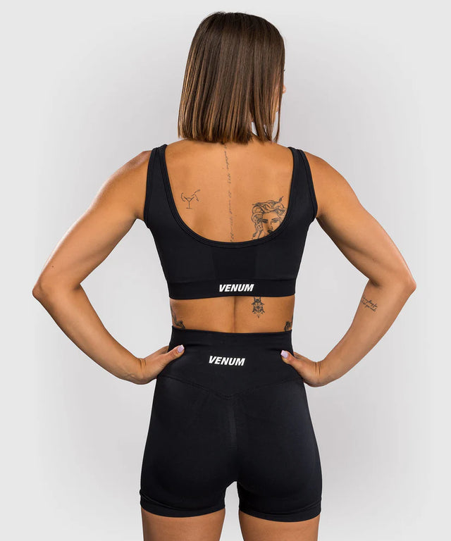 Biustonosz sportowy Venum Sculpt Long – Czarny/Biały
