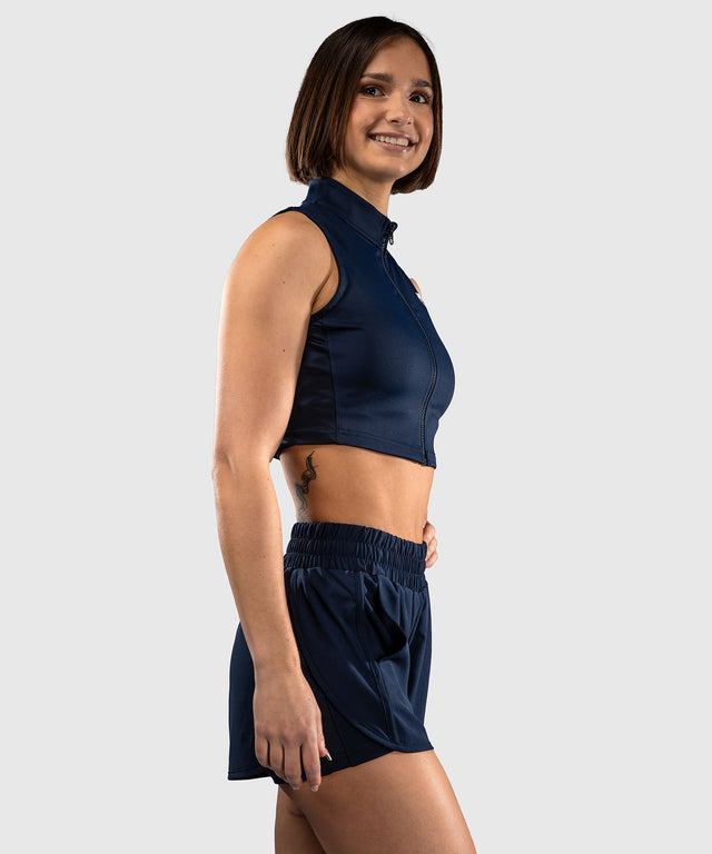 Venum Crop Top Sculpt Shape Women's – Navy Blue