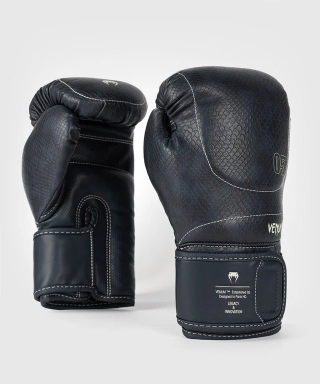 Venum Bokshandschoenen Impact Evo Scales - Nachtblauw