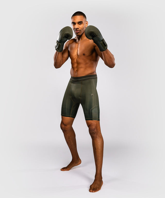 Venum MMA Shorts Stealth – Khaki/Dark Green