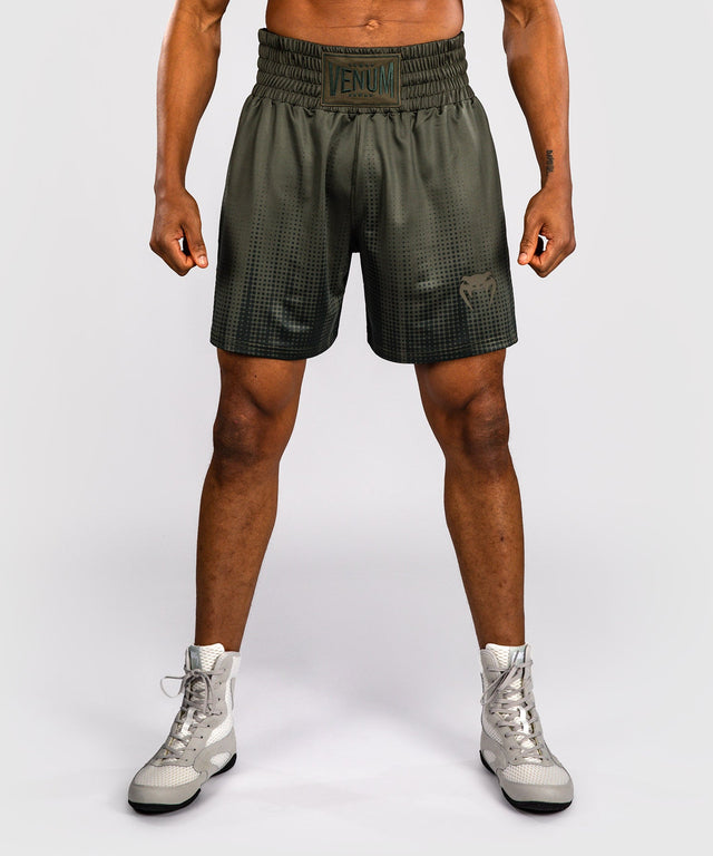 Venum Boksshorts Stealth - Kaki/Donkergroen