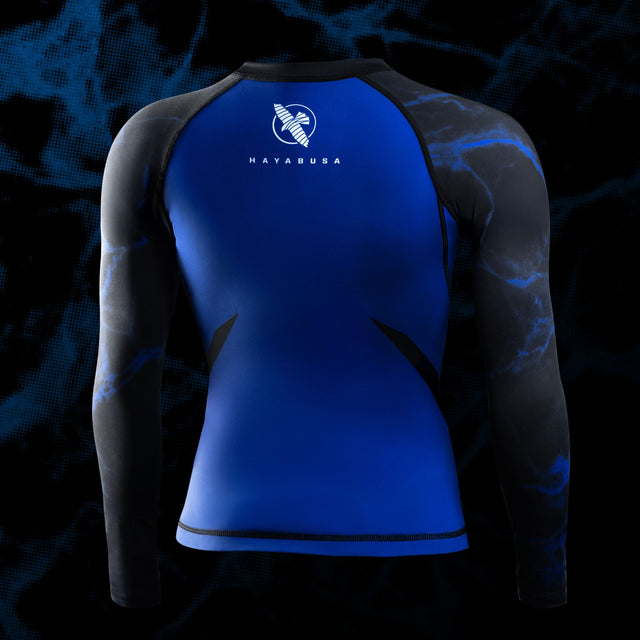 Hayabusa x UFC BJJ Rashguard Long Sleeves Women's – Black/Blue