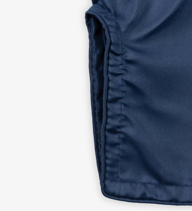 Caged Muay Thai Shorts Classic - Navy Blue/White