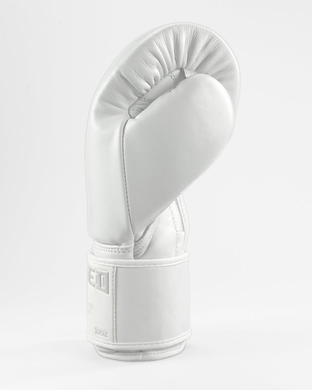 Caged Boxing Gloves 'X' Series - White/White