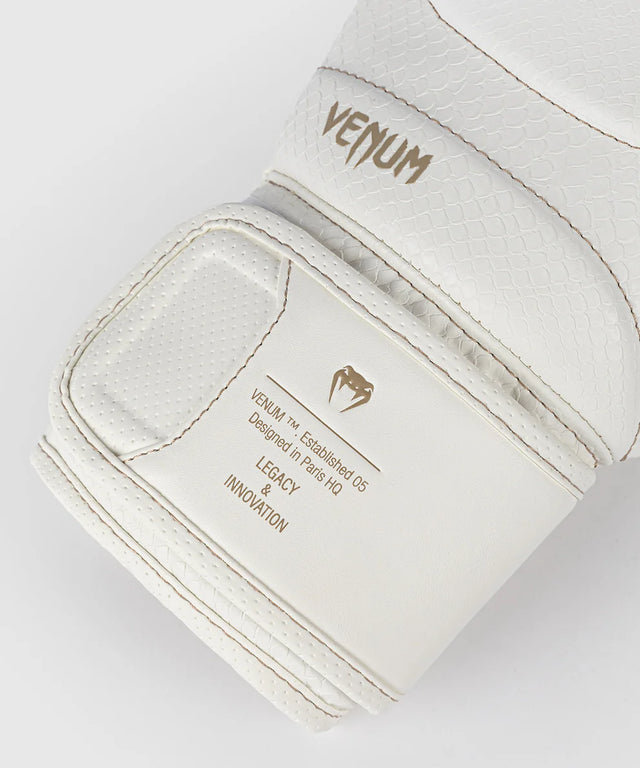 Venum Bokshandschoenen Impact Evo Scales - Ivoor Wit