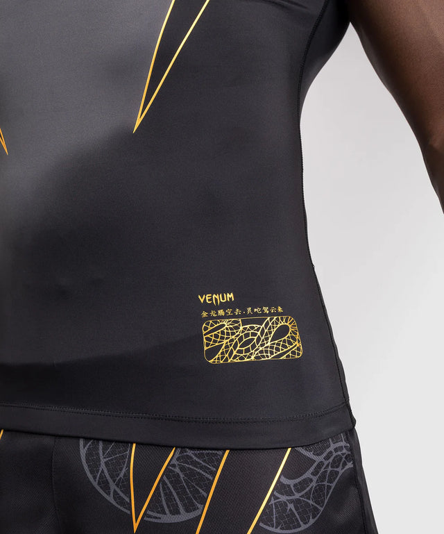 Venum Rashguard Short Sleeve Serpenti - Black