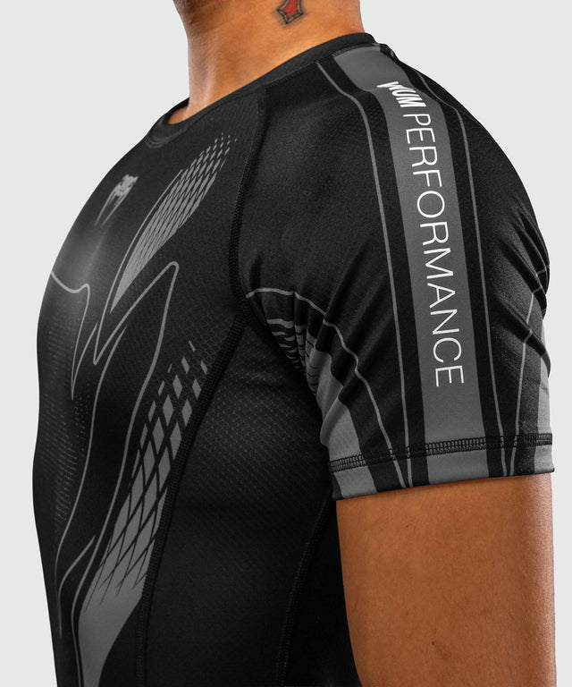 Venum Rashguard Amazonia Reborn Korte Mouwen - Zwart/Grijs