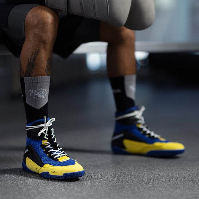 Hayabusa Boksschoenen Talon - Blauw/Geel