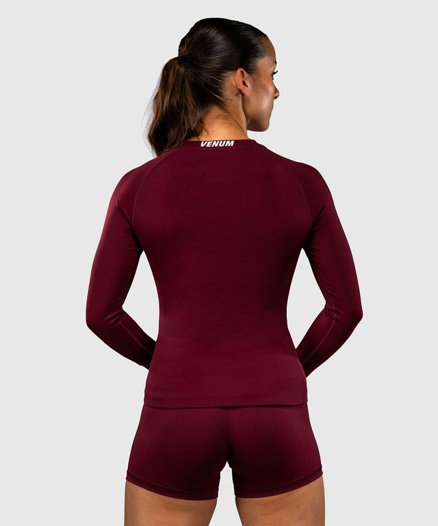 Venum Rashguard Aero XT Lange Mouwen - Pruim