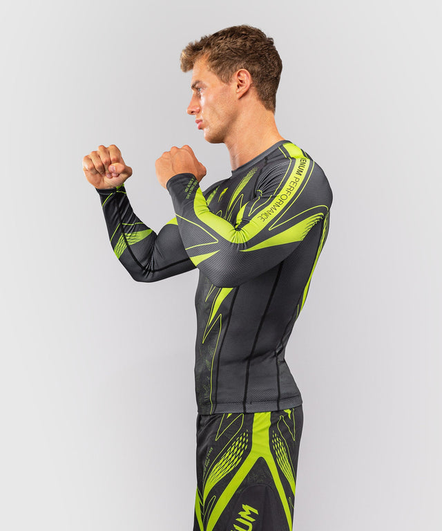Venum Rashguard Amazonia Reborn Lange Mouwen - Zwart/Groen