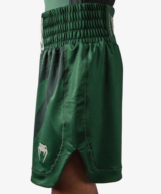 Venum Boxing shorts Attack Kids - Green/Broken White