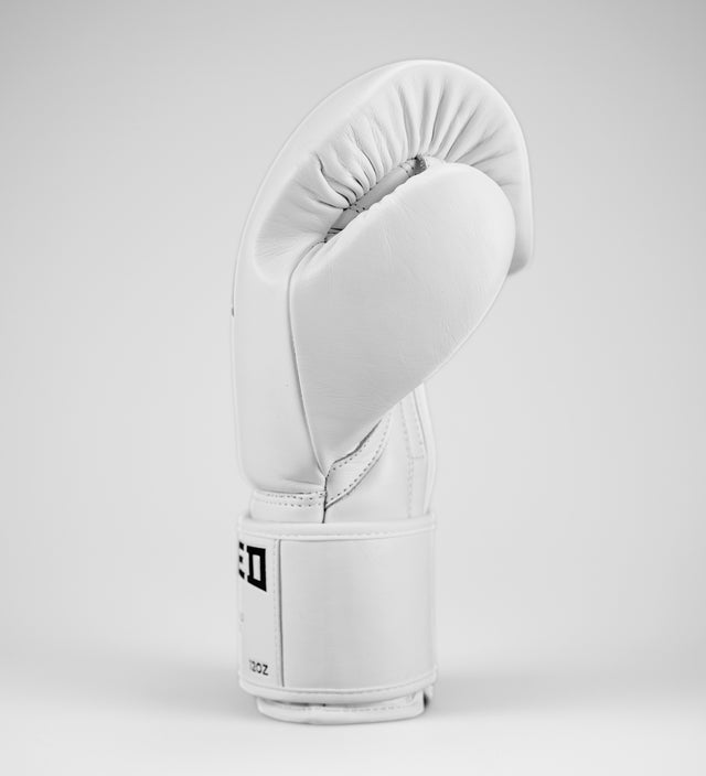 Caged Boxing Gloves 'X' Series - White/Black