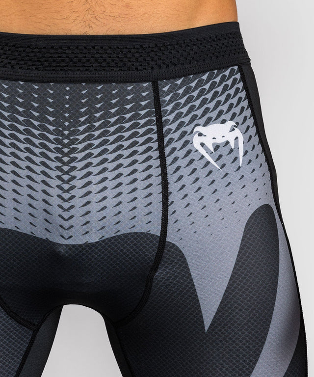 Spats de MMA Venum No Gi – Preto/Prata