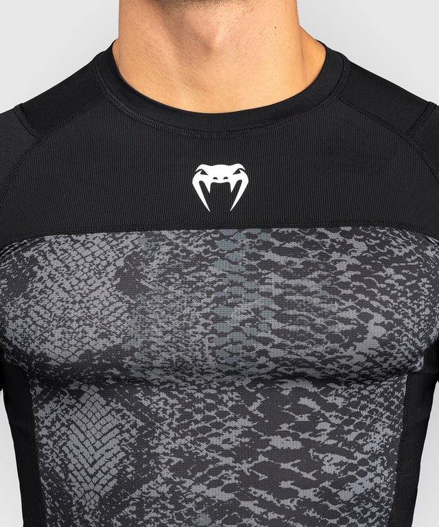 Venum Rashguard Long Sleeves G-Fit Scales - Black/Grey