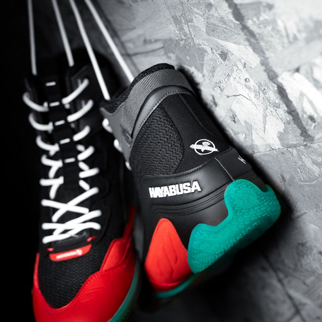 Hayabusa Boksschoenen Talon - Zwart/Rood/Blauw