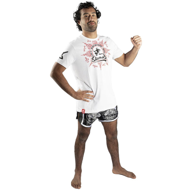 8 WEAPONS T-Shirt Eight Ways Yant - Wit