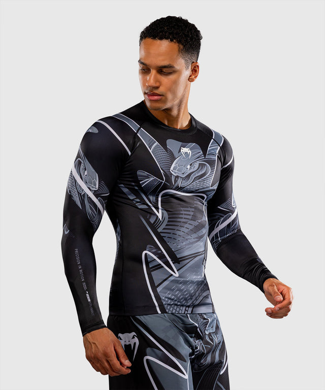 Rashguard Venum Crimson Viper 2.0 Mangas Compridas – Preto/Cinzento
