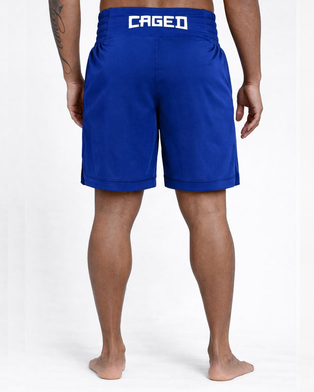 Caged Boxing Shorts Classic - Blue