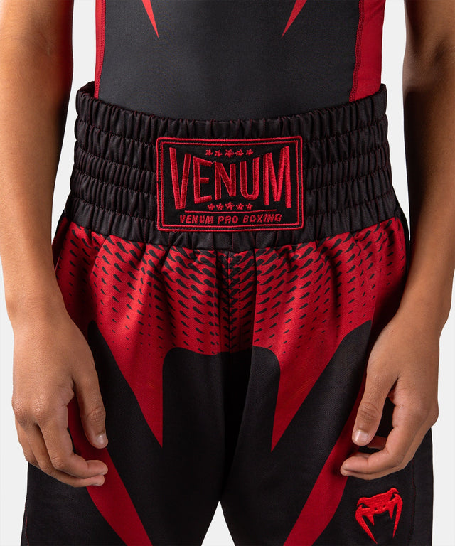 Venum Attack Boksshort Kinderen - Zwart/Rood