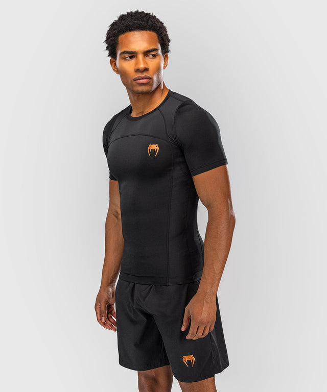 Rashguard Venum G-Fit Revolution Manica Corta – Nero/Rame