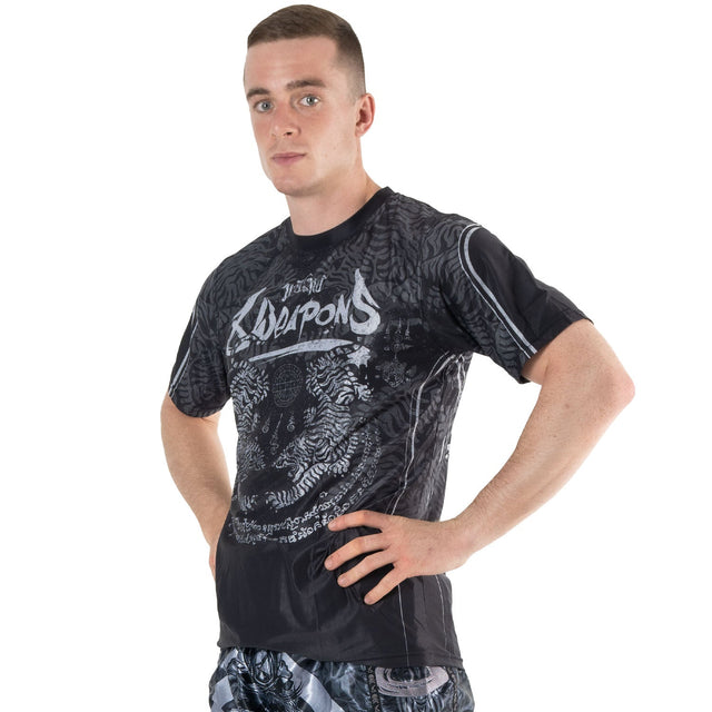 8 WEAPONS T-Shirt Functional – Black/Grey