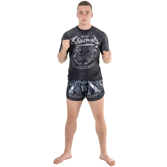 8 WEAPONS T-Shirt Functional – Black/Grey