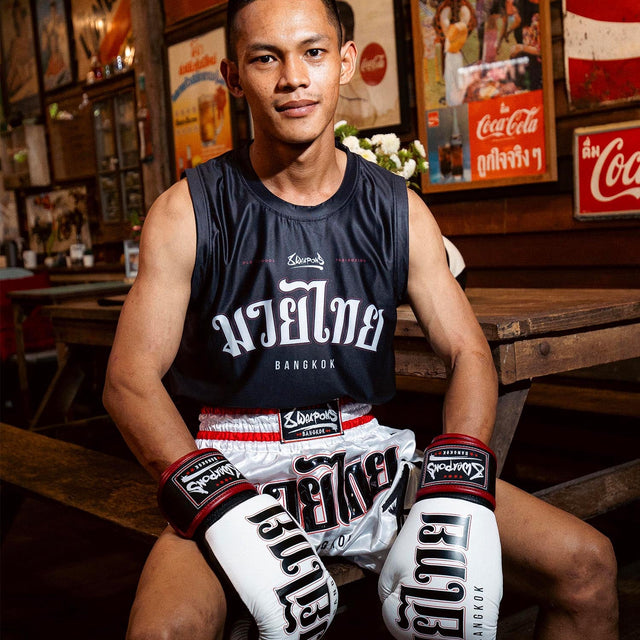 8 WEAPONS Tank Top Bangkok – Black/White