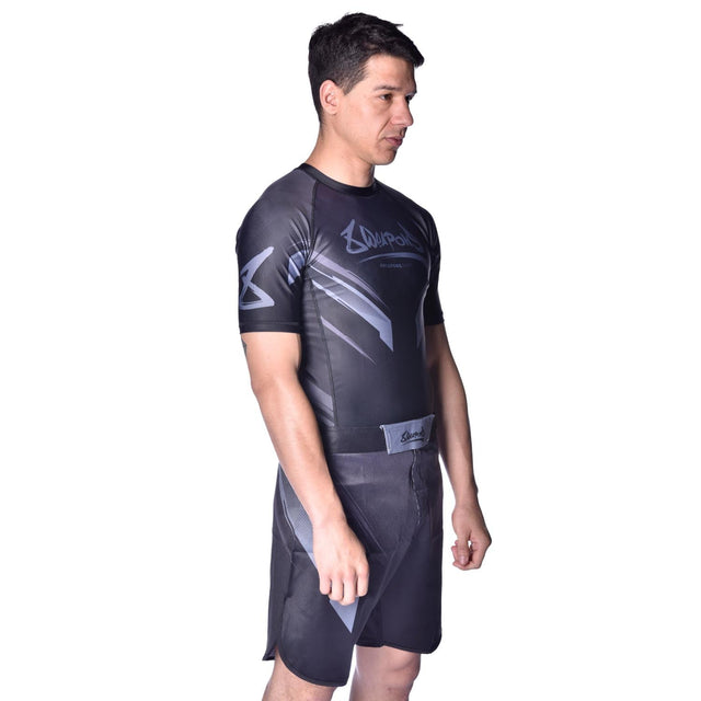 8 WEAPONS MMA Shorts Shift - Zwart