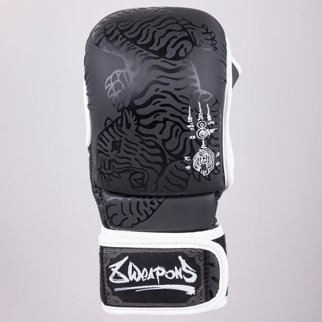 Rękawice MMA 8 WEAPONS Sak Yant Big Tiger – Czarne