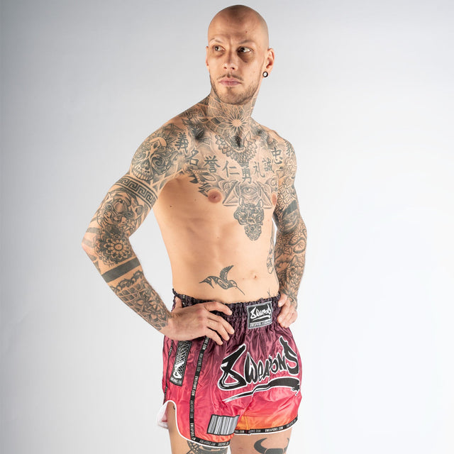 8 WEAPONS Muay Thai Shorts Vivo Sunsphere - Meerkleurig