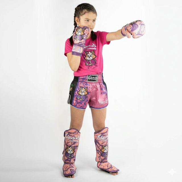 8 WEAPONS T-Shirt Kinderen - Roze